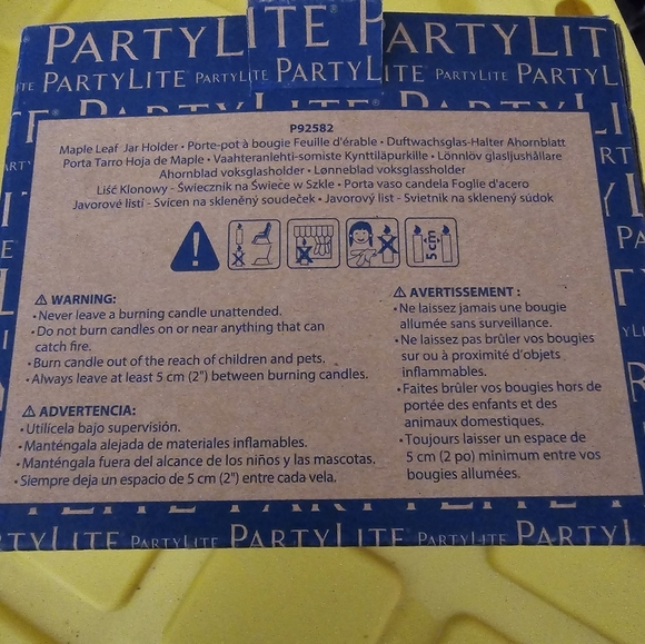 Partylite  maple gold leaf jar holder - Picture 5 of 6